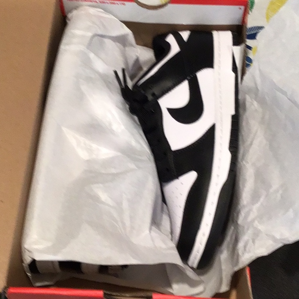 Nike Black and White Sneakers with Signature Swoosh